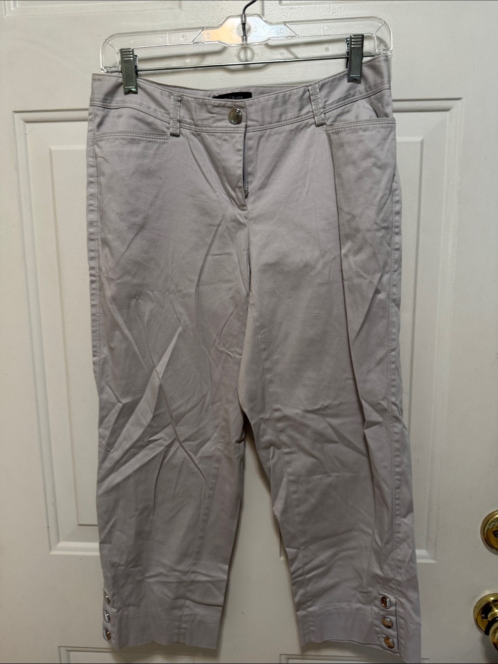 White House Black Market Light Gray Women's Pants